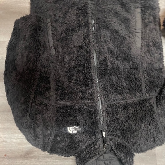 The North Face Printed Reversible Mount Chimbo Puffer Fur Jacket Boys L 12/14 - Picture 4 of 9